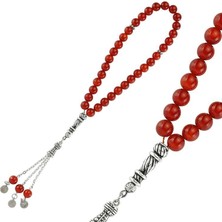 Takıhan Küre Kesim Orjinal Akik Taşlı Tesbih Th246