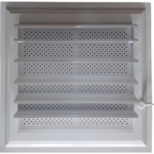 Plastik Menfez 45X45 Yapışkan Bantlı Beyaz