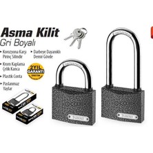 Ennalbur Sgs 1325 Gri Asma Kilit Kısa 63 Mm