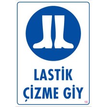 Ennalbur Pvc İkaz Levhası 25X35 Kod:16