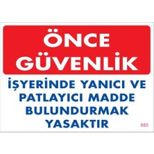Ennalbur Pvc İkaz Levhası 25X35 Kod:880