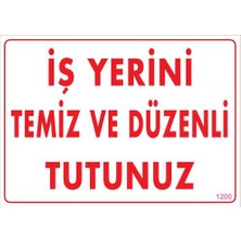 Ennalbur Pvc İkaz Levhası 25X35 Kod:1200