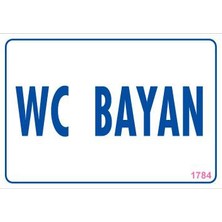 Ennalbur Pvc İkaz Levhası 17,5X25 Kod:1784