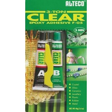 Alteco Epoxy Yapıştırıcı Şeffaf 40 Gr.