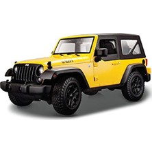 Maisto 2014 Jeep Wrangler 1-18 Model Araba S-E Sarı