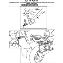 Gıvı Plr1110 Honda Vfr 1200x Crosstourer (12-15) Yan Çanta Taşıyıcı