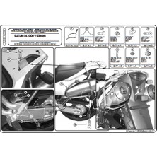 Kappa Kl528 Suzukı Dl 1000 V-Strom (02-11) - Kawasakı Klv1000 (04-10) Yan Çanta Taşıyıcı