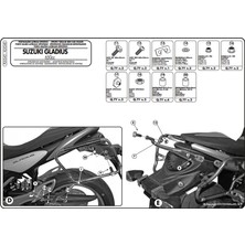 Kappa Klx540 Suzukı Gladıus 650 (09-16) Yan Çanta Taşıyıcı