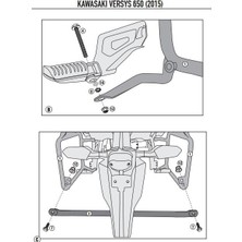 Kappa Klx4114 Kawasakı Versys 650 (15-17) Yan Çanta Taşıyıcı