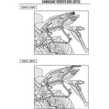 Kappa Klx4114 Kawasakı Versys 650 (15-17) Yan Çanta Taşıyıcı