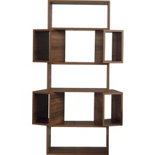 Pasific Home Box Hareketli Kutulu Raflı Kitaplık,Ceviz