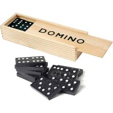 Toptancı Kapında Ahşap Domino Seti