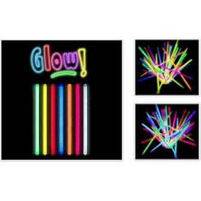 Toptancı Kapında Glow Stick 20cm Fosforlu Kırılan Çubuk (10 Adet)