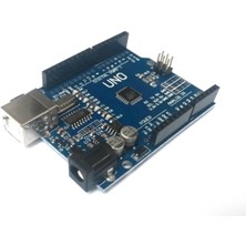 Robotekno Arduino UNO R3 Yeni Versiyon + Breadboard + Jumper + USB Kablo