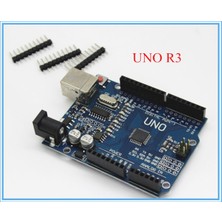 Robotekno Arduino UNO R3 Yeni Versiyon + Breadboard + Jumper + USB Kablo