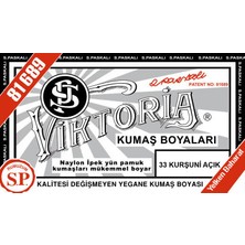 Viktoria Kumaş Boyası Açık Kurşuni