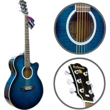 Extreme Gitar Akustik Extreme XAC45EQ4BL Sahne Gitarı