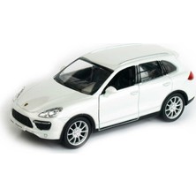 RMZ City Porsche Cayenne Turbo Jeep Diecast Metal Araba 1:38 Scale BEYAZ