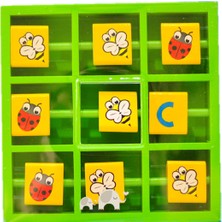 Pavilion Wooden Flip Tic Tac Toe Game - Garden ( Ahşap Çevirmeli 3 Taş Oyunu )