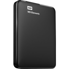 WD Elements 1TB 2.5' USB 3.0 Taşınabilir Disk (WDBUZG0010BBK-WESN)