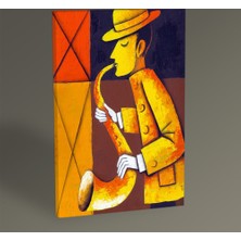 Tablo 360 Marinne Vias-Müzisyen Tablo 30 x 20 cm