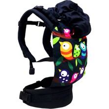Solomombaby Sevimli Kuşlar Ergonomik Kanguru (3 Ay 4 Yaş)