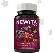 Newita Sambukunim Kara Mürver İçeren Yumuşak Şekerleme 125gr 50 Adet