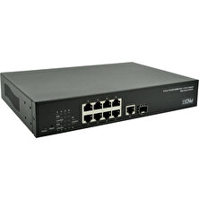 Cnet 8 Port 10M-100-1000Mbps + 2 Gigabit Port Web Yönetilebilir Poe+