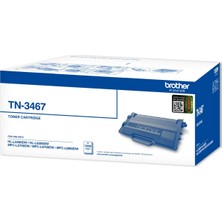 Brother TN-3467 Siyah Toner (12.000 sayfa) Hl-L5200Dw, Hl-L6200Dw, Mfc-L5755Dw, Mfc-L6700Dw, Mfc-L6900Dw