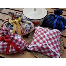 Begüldan Kırmızı Kareli Erzak Torbası 2,5 Kg
