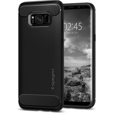 Spigen Samsung Galaxy S8 Plus Kılıf Rugged Armor Black - 571CS21661