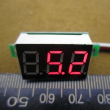Dijital Mini Voltmetre Dc 0V 100V Gerilim Voltaj Ölçer