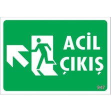 Arz Acil Çıkış Sol Yukarı