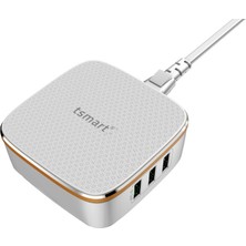T&Smart 6 Usb Çıkışlı Qualcomm Hızlı Şarj Cihazı