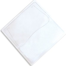 Aso Plastik Cd Zarfı, Arkası Yapışkanlı, Şeffaf, 13x13 cm, 100 Adet