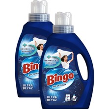 Bingo Matik Ultra Beyaz Sıvı Çamaşır Deterjanı 2145 ml x 2 Adet
