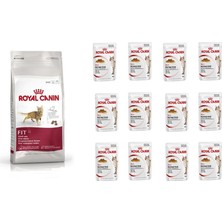 Royal Canin Fit 32 Yetişkin Kedi Maması 4 Kg. 12 Adet Royal Canin İnstinctive 85 Hediyeli