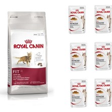 Royal Canin Fit 32 Yetişkin Kedi Mamasi 2 Kg 6 Adet Royal Canin Instinctive 85 Ge Hediye