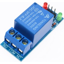 Tek Kanallı 5V Röle Modülü Tekli Röle Kartı 1 Kanal Arduino Relay