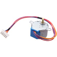 Step Motor Sürücü Devresi 4 Faz 5V DC Redüktörlü Step Motor