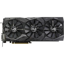 Asus ROG STRIX Amd Radeon RX 580 8GB OC 256Bit GDDR5 (DX12) PCI-E 3.0 Ekran Kartı STRIX-RX580-O8G- Gaming