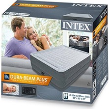 Intex Elektrik Comfort Plus Yüksek Yatak (152x203x56cm) - 64418