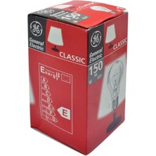 Ge  150W Şeffaf Ampul E27