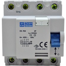 Esem  4X63A/300Ma 3Ka Kaçak Akım Koruma Rölesi