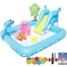 Bestway 53052 Kaydıraklı Fıskiyeli Çocuk Oyun Havuzu