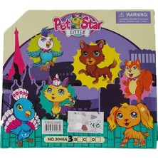 Littlest Pet Shop Neşeli Minişler 6'lı Miniş Ailesi Oyuncak Pet Star Atlı Tavşanlı Model 6'lı