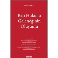 Batı Hukuku Geleneğinin Oluşumu