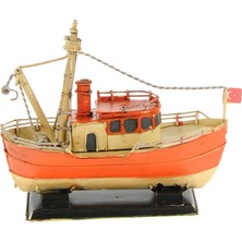 Mnk El Yapımı Metal Gemi Modeli / 4612