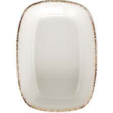 Bonna Retro Gourmet Dikdörtgen Kayık Tabak 12×8.5 Cm