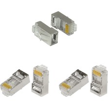 Frisby FNW-RJ4522N RJ-45 Metal FTP Altın Uç Konnektör